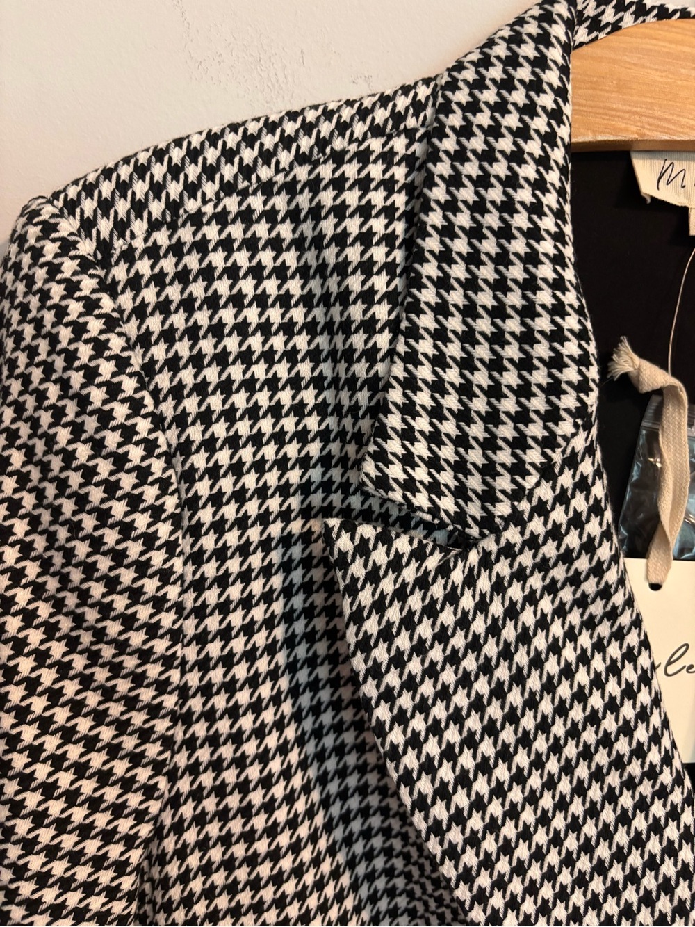 Marled NWT Houndstooth Double Breasted Blazer - Picture 5 of 9